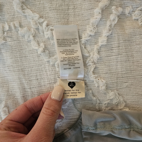 MADEWELL Women's Size Small MWL Flex Square-Neck Sports Bra in Frosted Sage - Picture 6 of 8